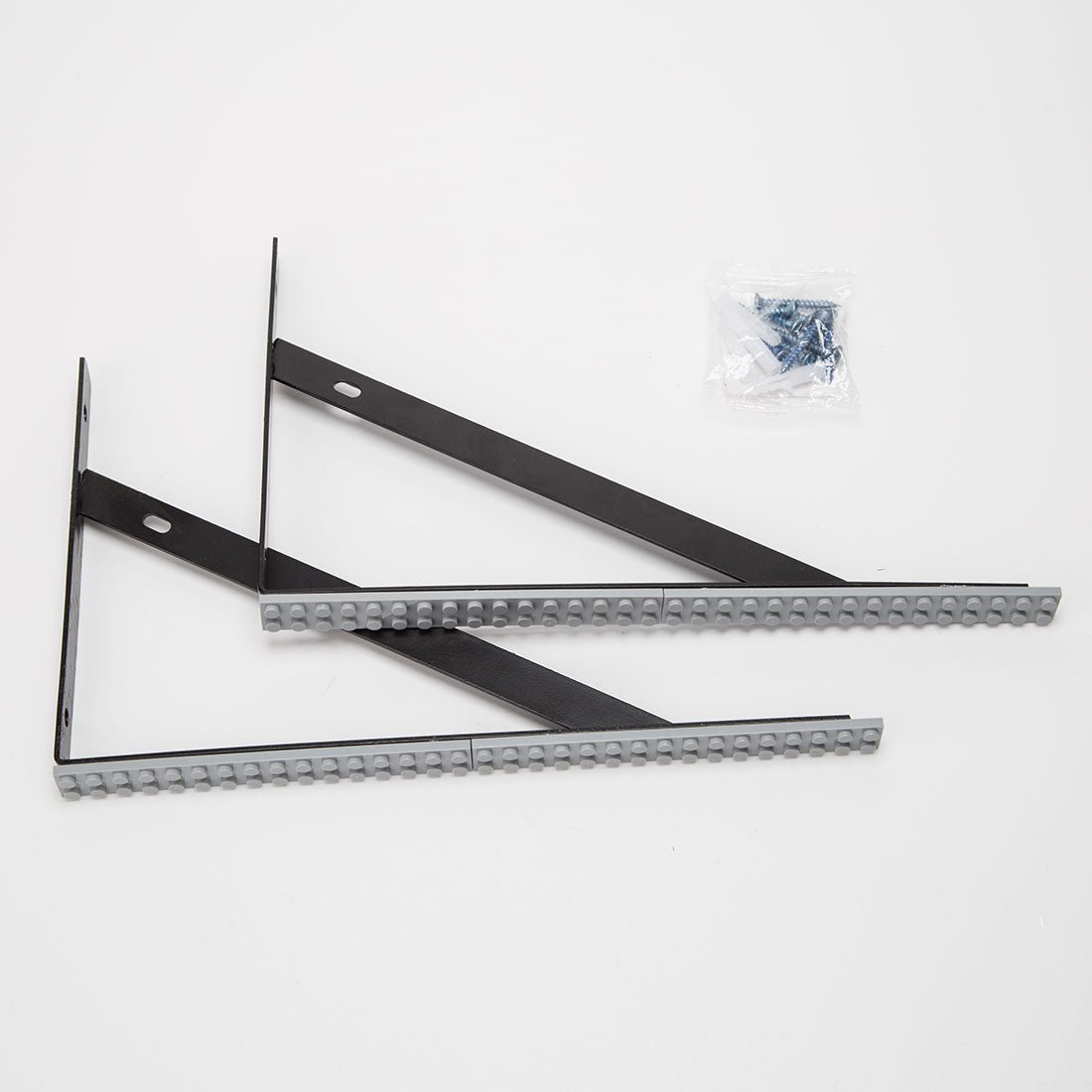 Sichere dreieckige Wandhalterungen (2er - Pack) - LesDiy - Klemmbausteine