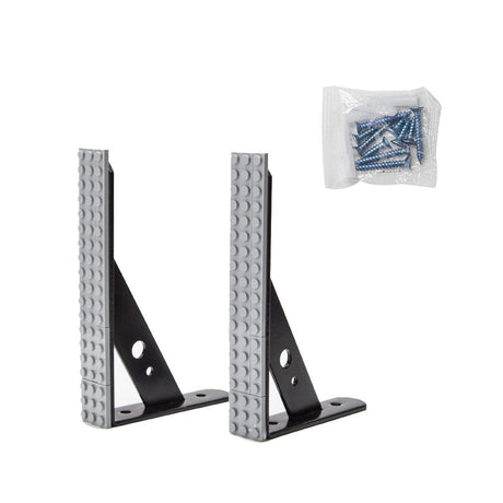 Sichere dreieckige Wandhalterungen (2er - Pack) - LesDiy - Klemmbausteine