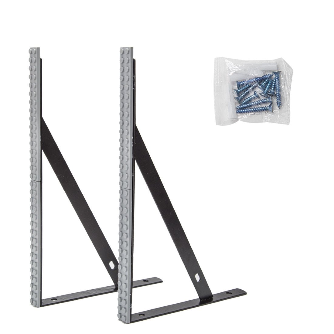 Sichere dreieckige Wandhalterungen (2er - Pack) - LesDiy - Klemmbausteine