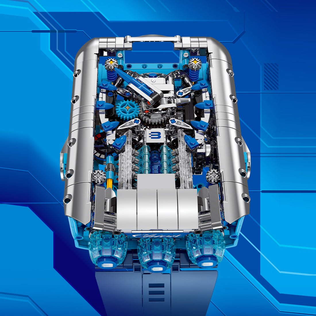 Simulierte mechanische Uhr Klemmbausteine - LesDiy - Klemmbausteine