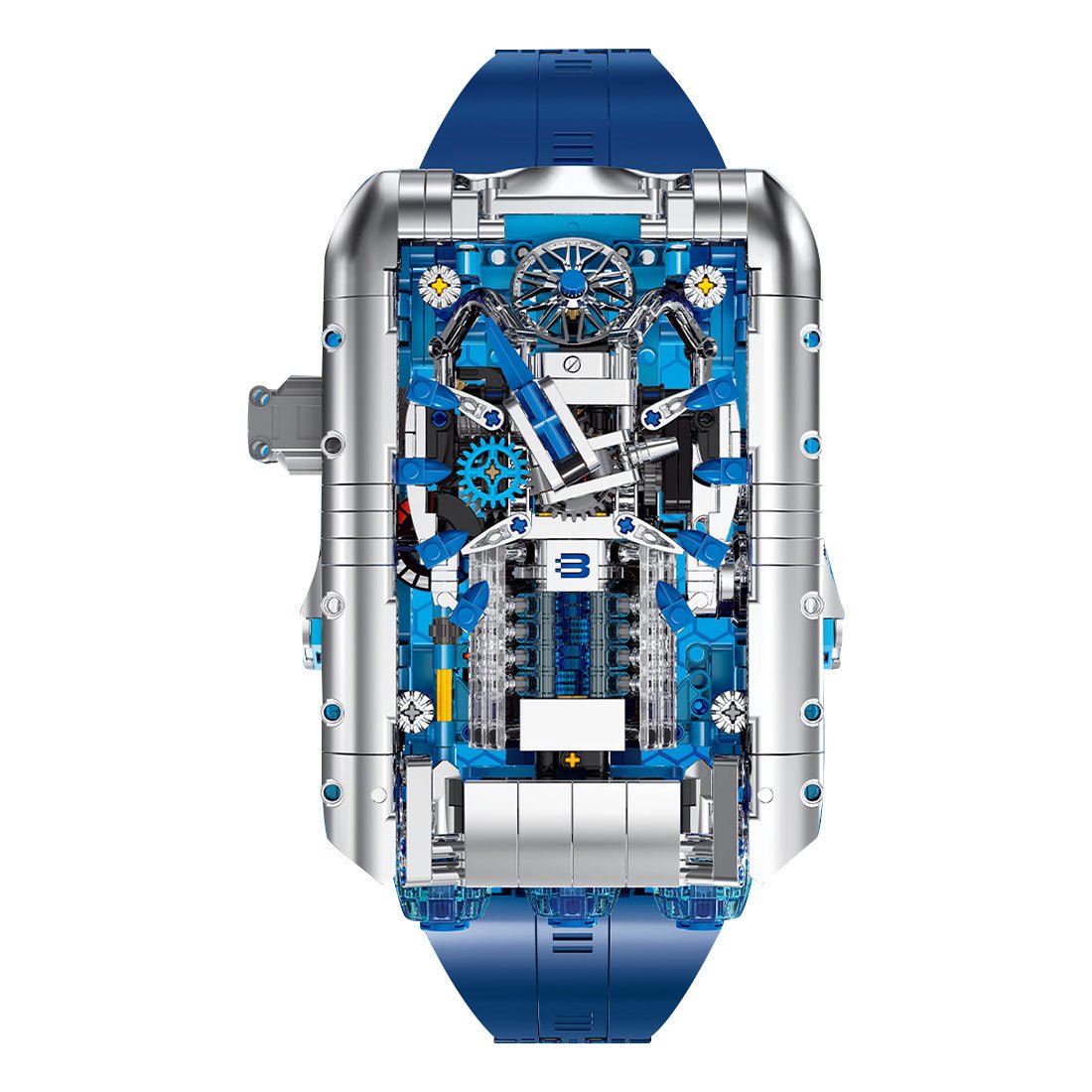 Simulierte mechanische Uhr Klemmbausteine - LesDiy - Klemmbausteine