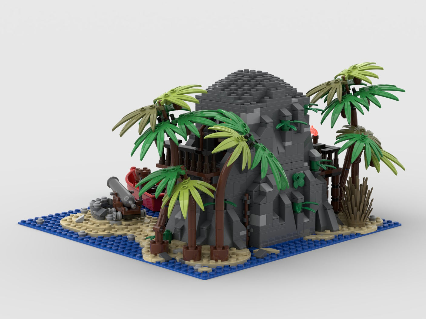 Skull Island - LesDiy - Klemmbausteine