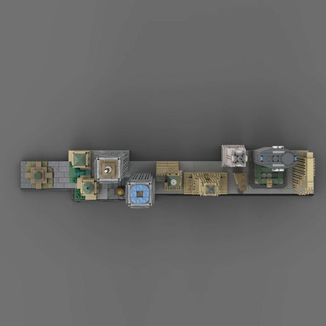 Skyline von New York Manhattan im Maßstab 1/2000 Klemmbausteine - LesDiy - Klemmbausteine