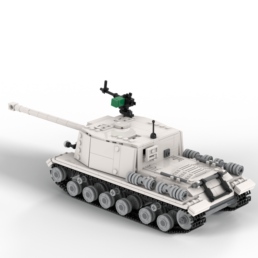 Soviet ISU - 152 Snow Military Klemmbausteine - LesDiy - Klemmbausteine