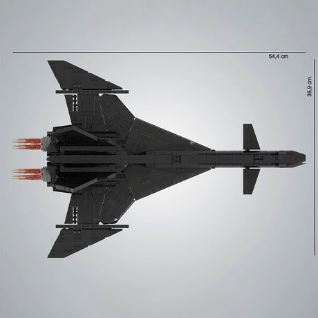 Soviet Supersonic Fighter - Interceptor MIG - 31 Firefox Klemmbausteine - LesDiy - Klemmbausteine