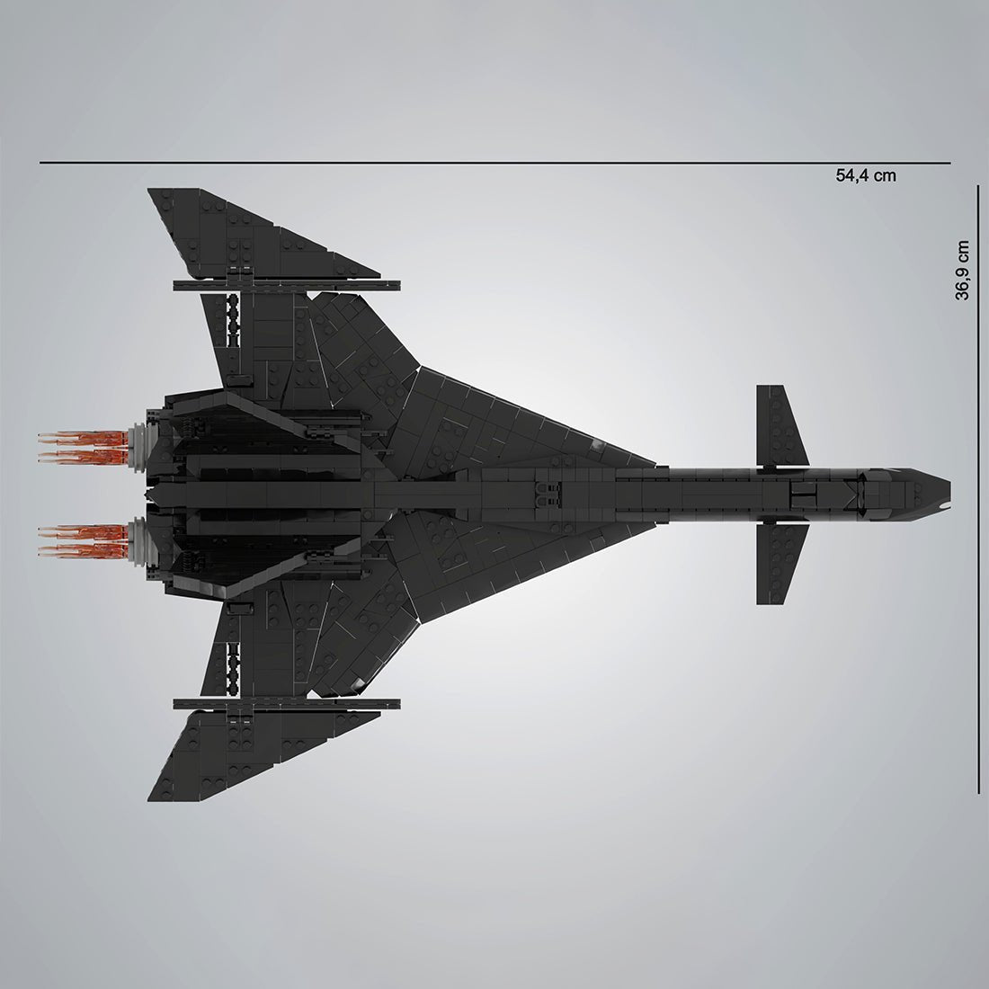 Soviet Supersonic Fighter - Interceptor MIG - 31 Firefox Klemmbausteine - LesDiy - Klemmbausteine
