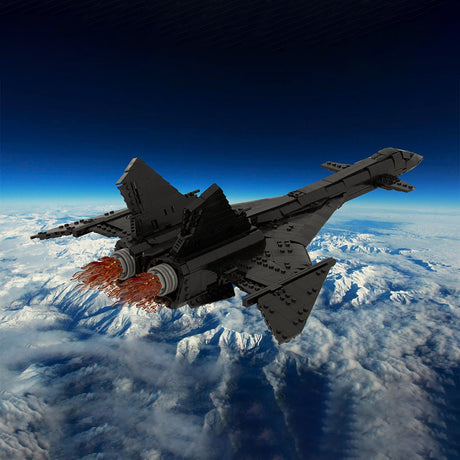 Soviet Supersonic Fighter - Interceptor MIG - 31 Firefox Klemmbausteine - LesDiy - Klemmbausteine