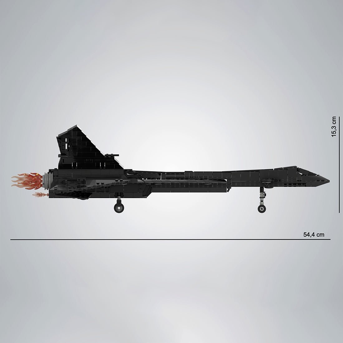 Soviet Supersonic Fighter - Interceptor MIG - 31 Firefox Klemmbausteine - LesDiy - Klemmbausteine