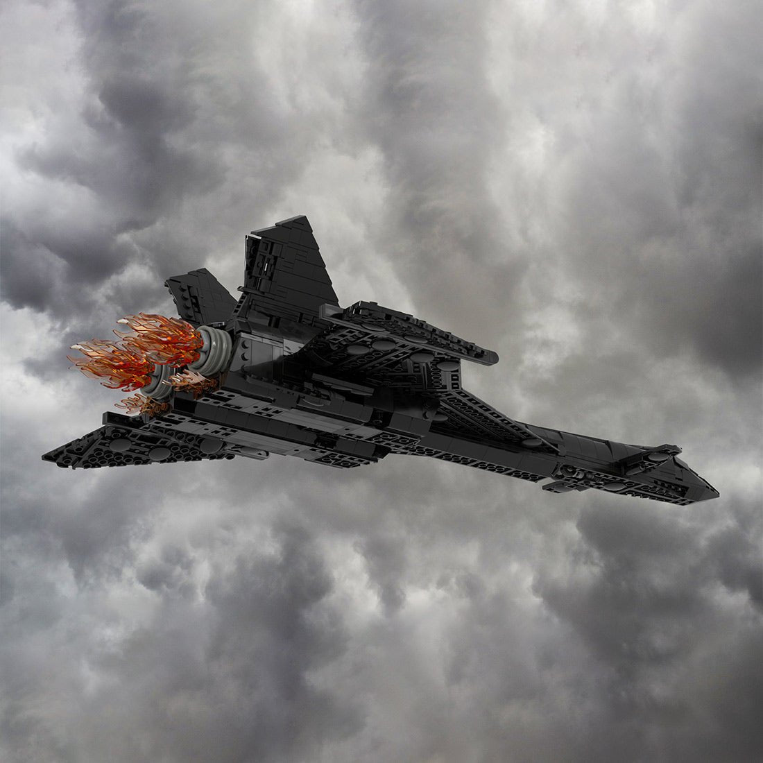 Soviet Supersonic Fighter - Interceptor MIG - 31 Firefox Klemmbausteine - LesDiy - Klemmbausteine