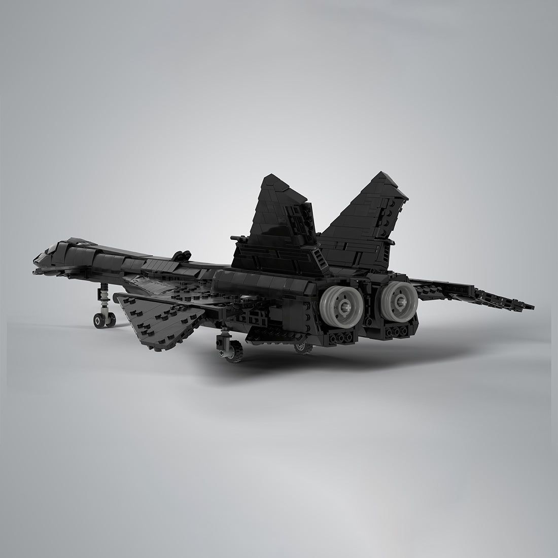 Soviet Supersonic Fighter - Interceptor MIG - 31 Firefox Klemmbausteine - LesDiy - Klemmbausteine