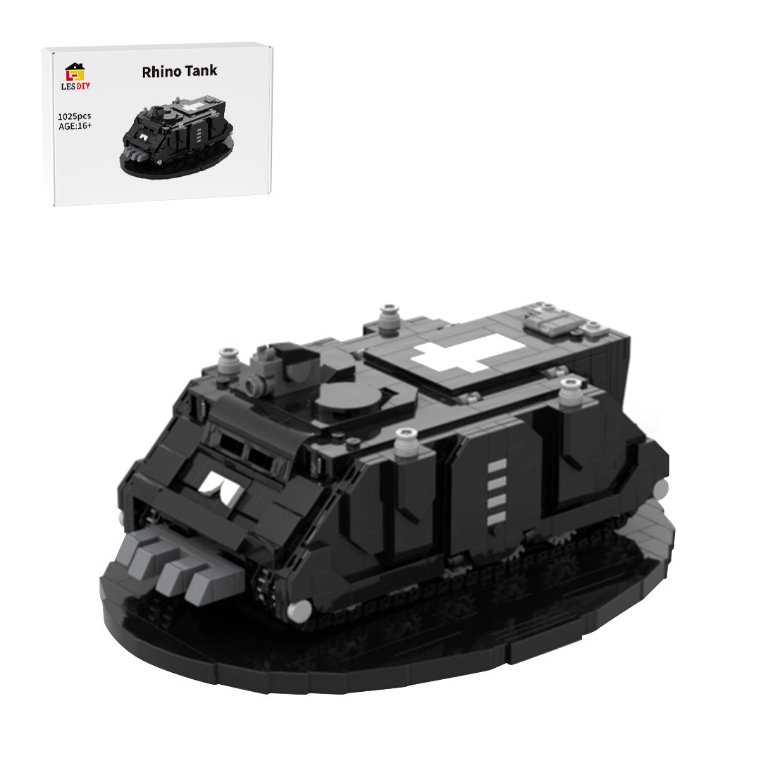Space Marines Rhino Tank Klemmbausteine - LesDiy - Klemmbausteine