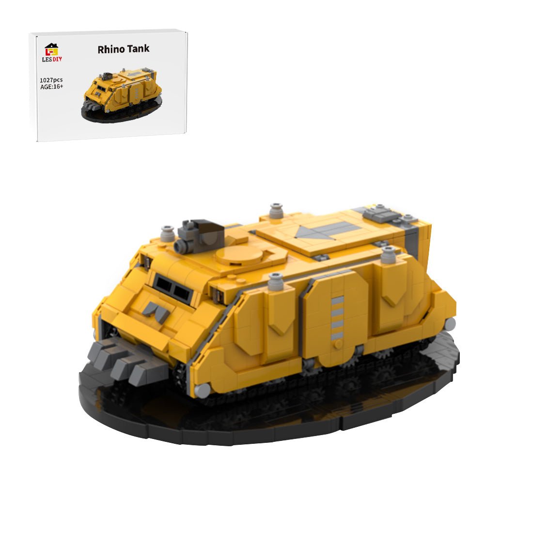 Space Marines Rhino Tank Klemmbausteine - LesDiy - Klemmbausteine