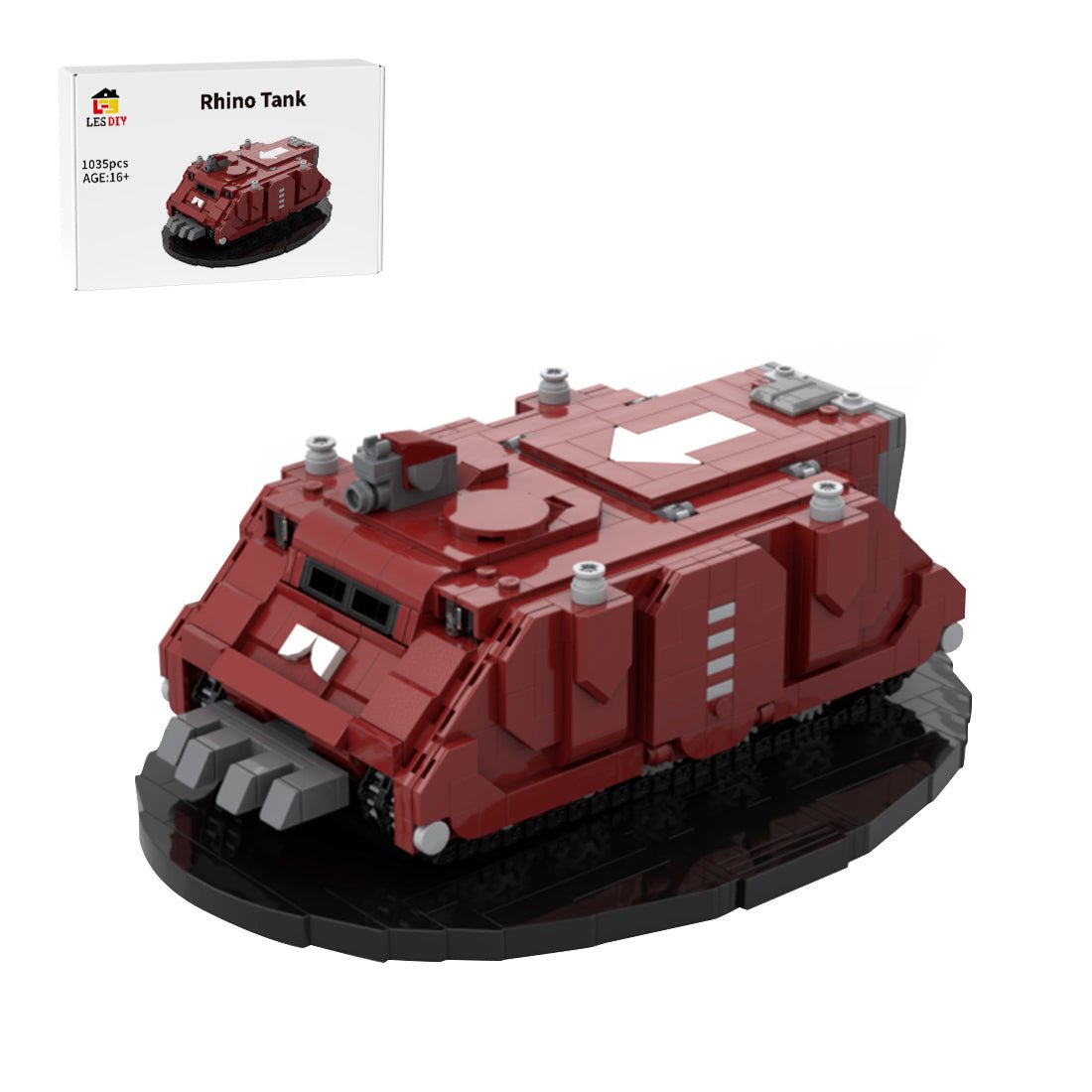 Space Marines Rhino Tank Klemmbausteine - LesDiy - Klemmbausteine