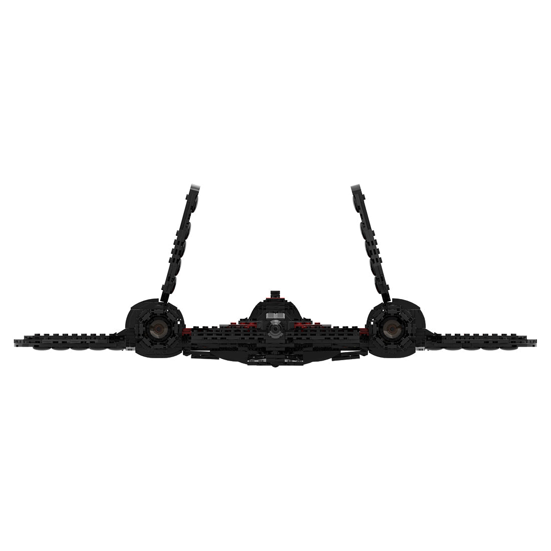 SR-71-Höhenaufklärungsflugzeug Klemmbausteine-LesDiy-Klemmbausteine