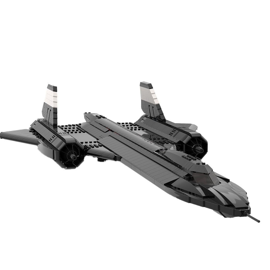 SR - 71 Reconnaissance Aircraft Military Klemmbausteine - LesDiy - Klemmbausteine