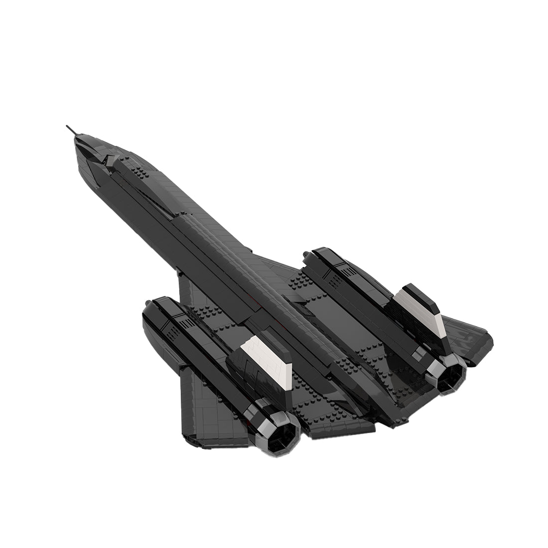 SR - 71 Reconnaissance Aircraft Military Klemmbausteine - LesDiy - Klemmbausteine
