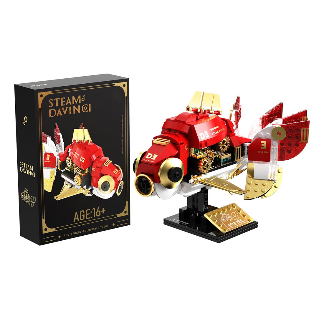 Steam Serie Steampunk Goldfisch Klemmbausteine - LesDiy - Klemmbausteine