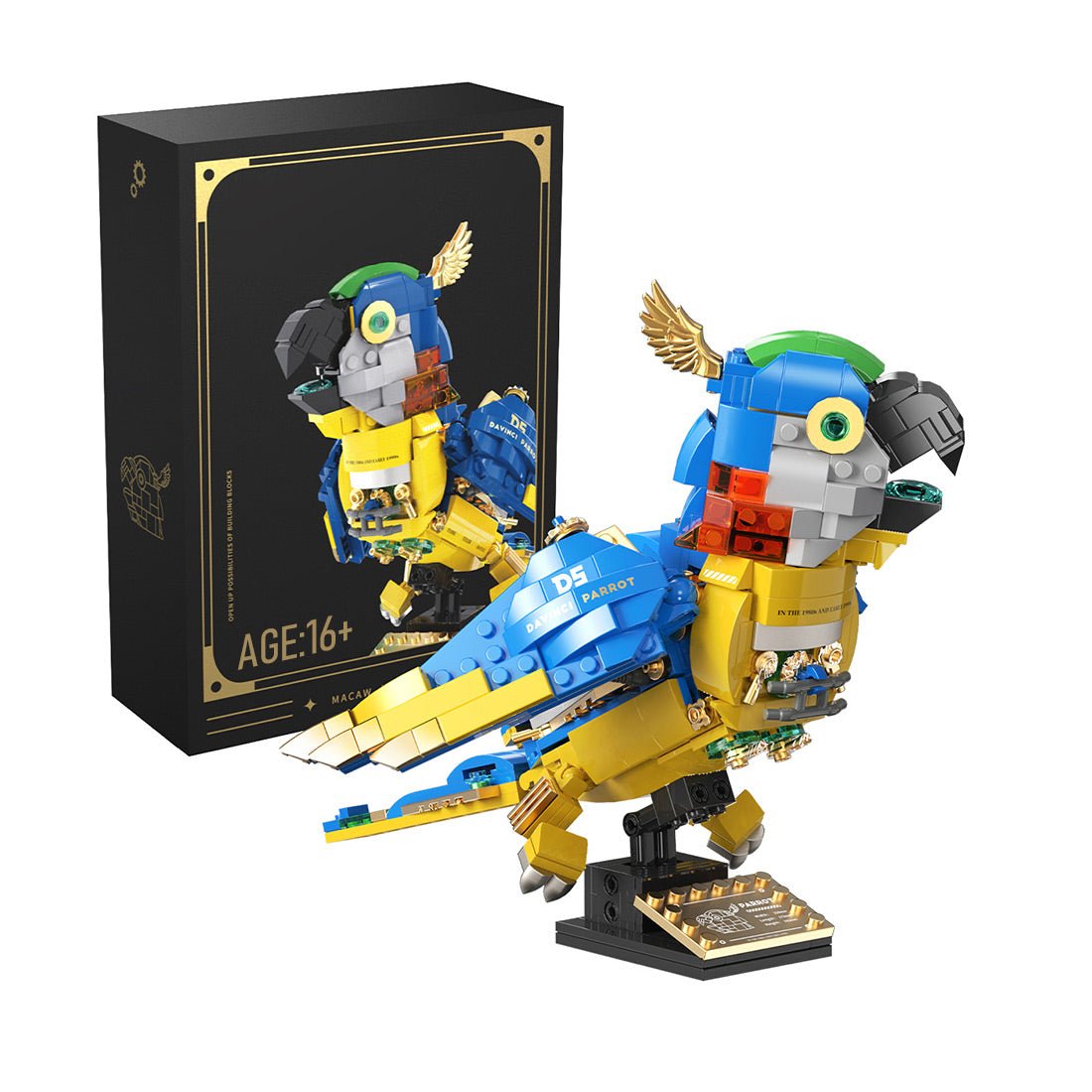 Steam - Serie Steampunk Papagei Klemmbausteine - LesDiy - Klemmbausteine