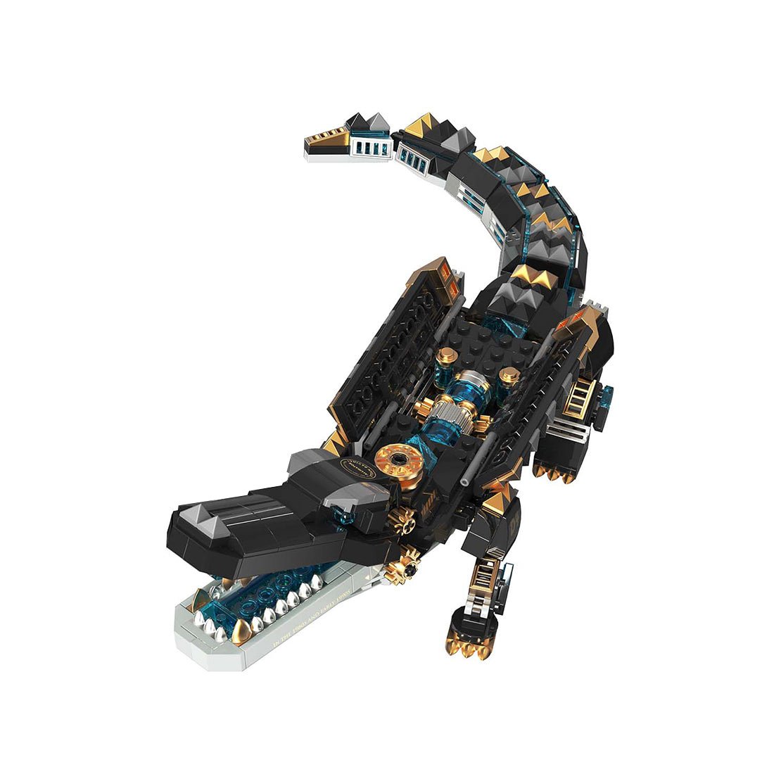 Steam Series Steampunk Krokodil Klemmbausteine - LesDiy - Klemmbausteine