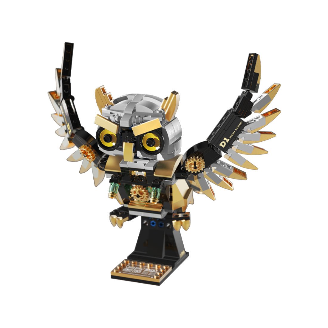 Steampunk - Eule Klemmbausteine - LesDiy - Klemmbausteine