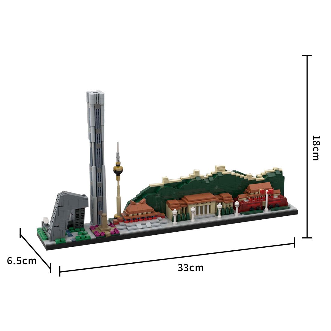 Street Scene MOC Beijing City Skyline Klemmbausteine - LesDiy - Klemmbausteine