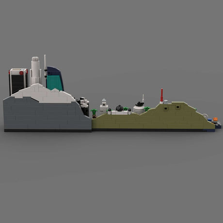 Street Scene MOC Los Angeles City Skyline Klemmbausteine - LesDiy - Klemmbausteine