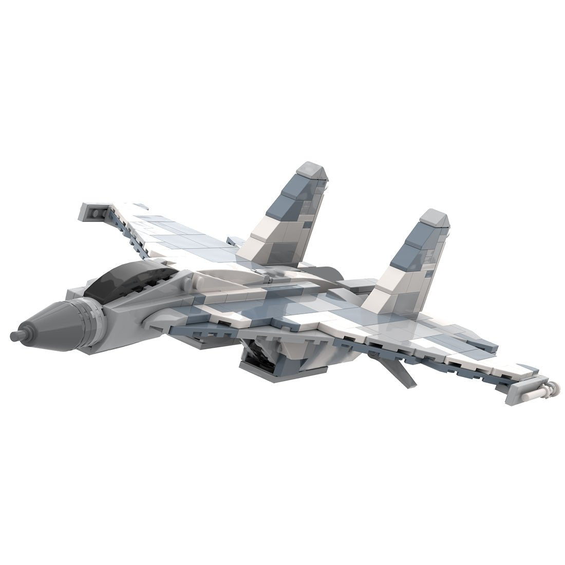 SU - 35 - Kampfflugzeug Klemmbausteine - LesDiy - Klemmbausteine