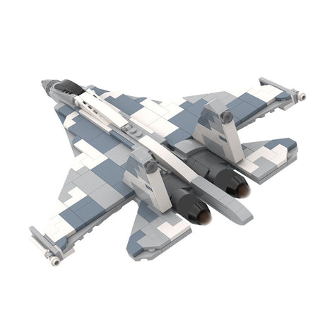 SU - 35 - Kampfflugzeug Klemmbausteine - LesDiy - Klemmbausteine