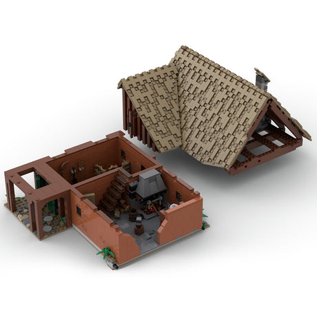 Thales Green Village Blockscheune Klemmbausteine - LesDiy - Klemmbausteine