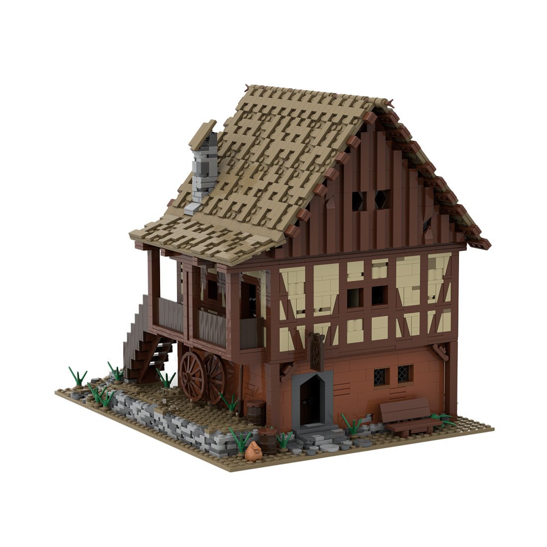 Thales Green Village Waffenladen Klemmbausteine - LesDiy - Klemmbausteine