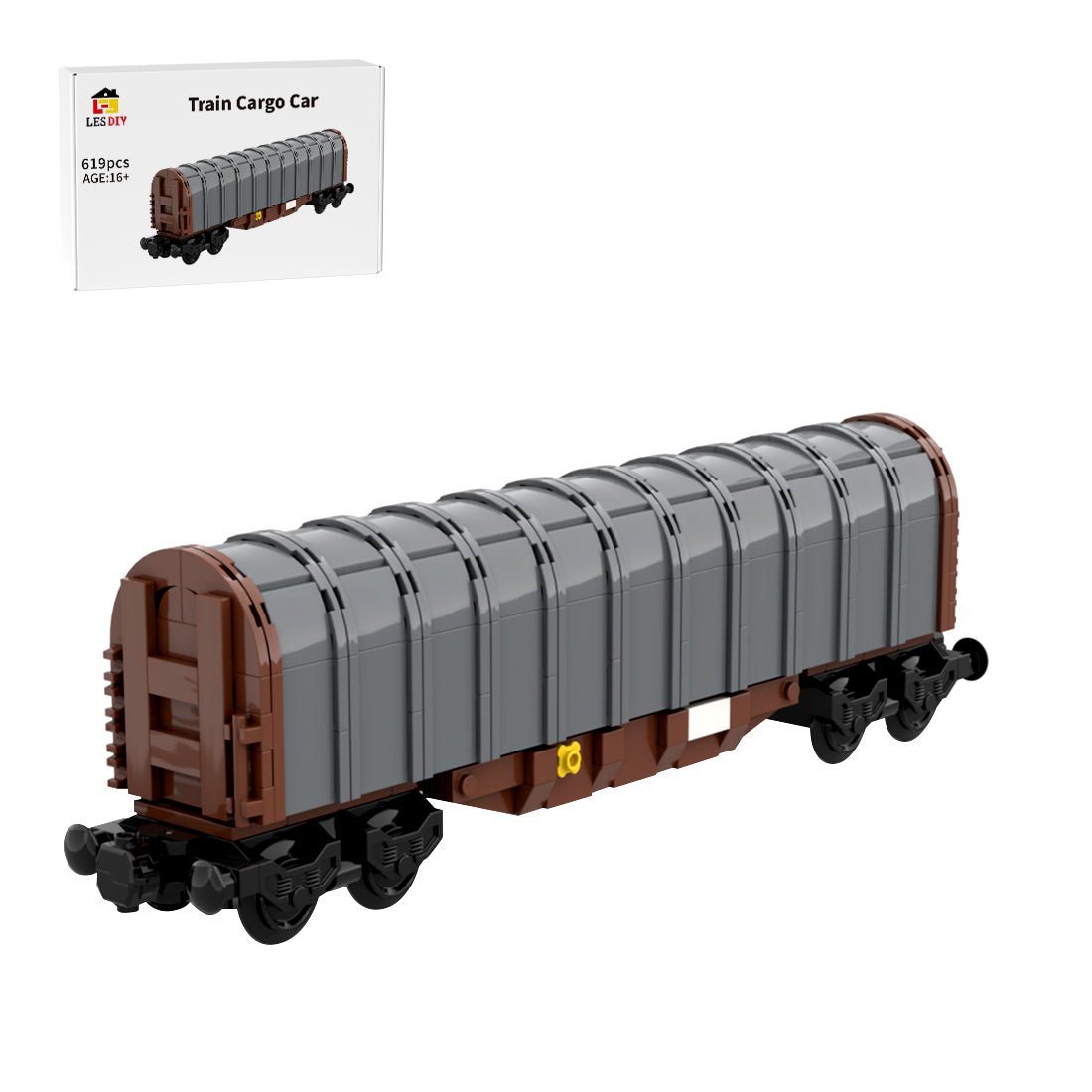 Train Cargo Car Klemmbausteine - LesDiyproduct_type##
