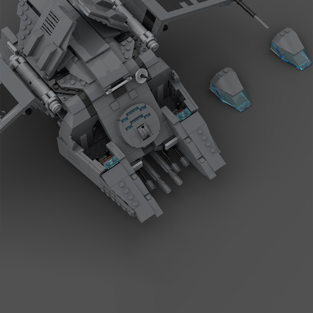 Transportraumschiff Klemmbausteine - LesDiy - Klemmbausteine