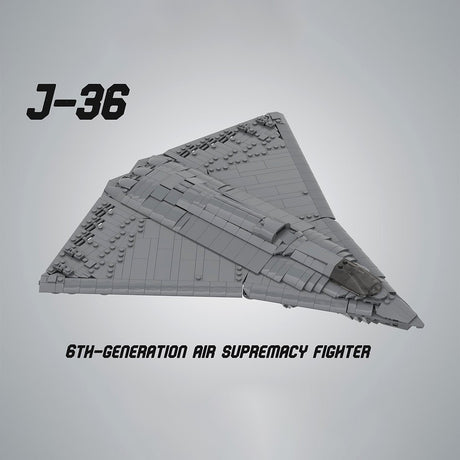 Triple Engine J - 36 Fighter Aircraft Klemmbausteine - LesDiy - Klemmbausteine