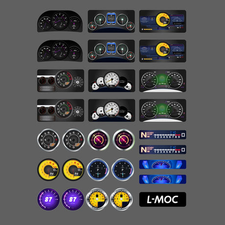 Universeller Transferaufkleber für die Instrumententafel - LesDiy -