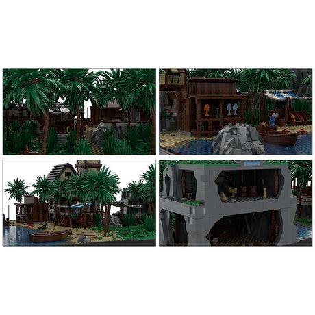 USS La Grotte Morte Pirateninsel klemmbausteine - LesDiy - Klemmbausteine