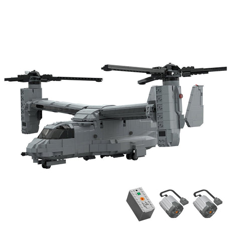 V - 22 Osprey Tiltrotor Aircraft Klemmbausteine - LesDiy - Klemmbausteine