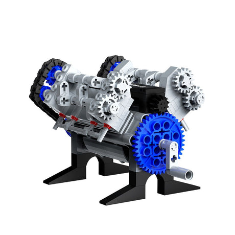 V8 Mini Engine Klemmbausteine - LesDiy - Klemmbausteine