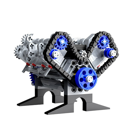 V8 Mini Engine Klemmbausteine - LesDiy - Klemmbausteine