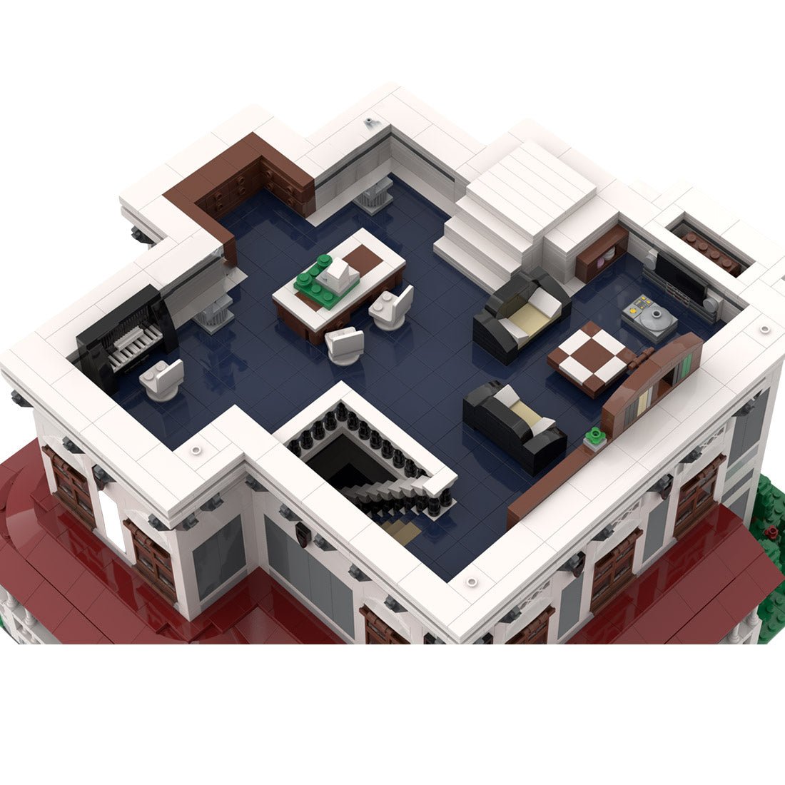 Victorian Garden Mansion Bolivian Style Architectural Klemmbausteine - LesDiy - Klemmbausteine