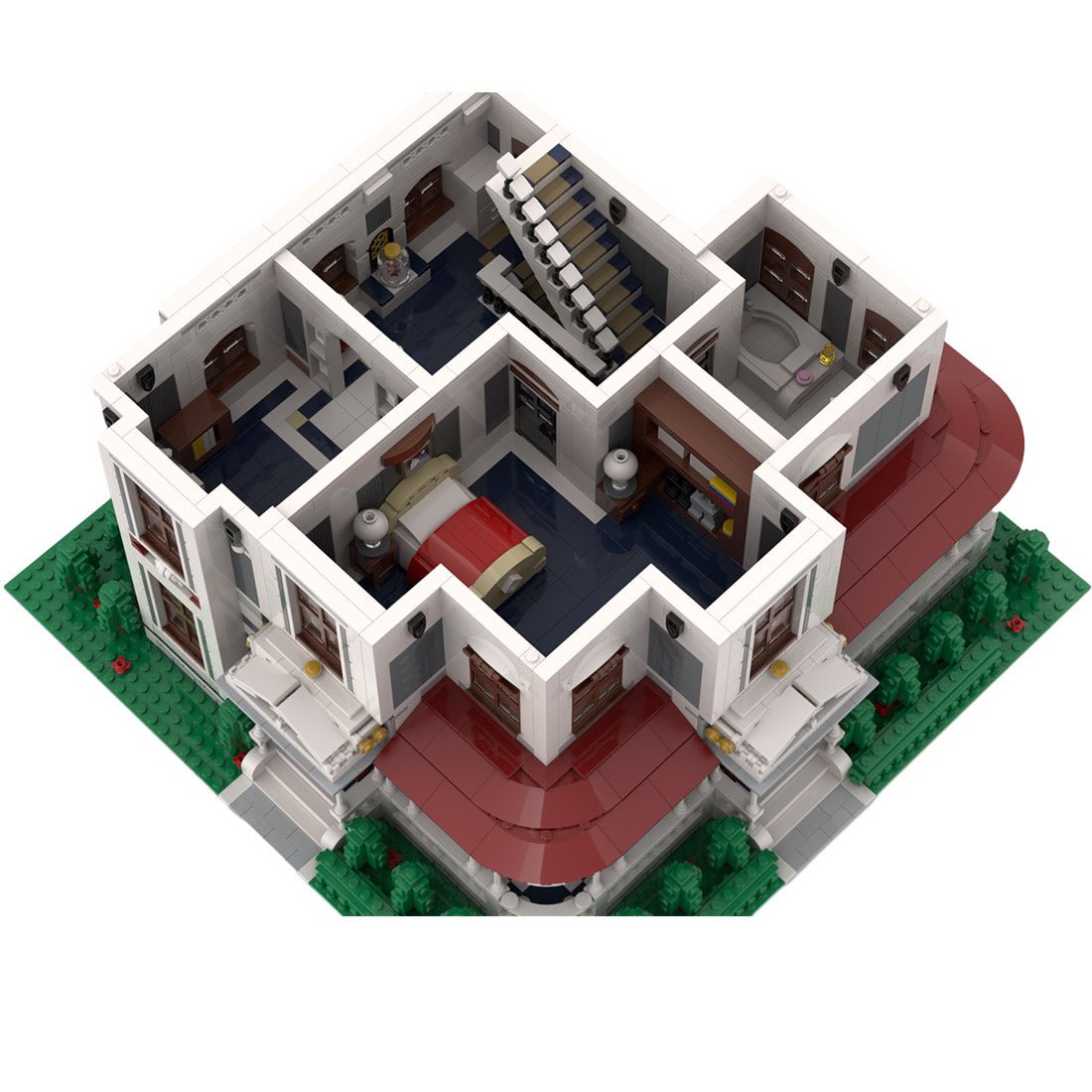 Victorian Garden Mansion Bolivian Style Architectural Klemmbausteine - LesDiy - Klemmbausteine