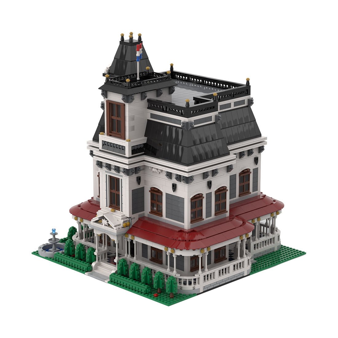 Victorian Garden Mansion Bolivian Style Architectural Klemmbausteine - LesDiy - Klemmbausteine