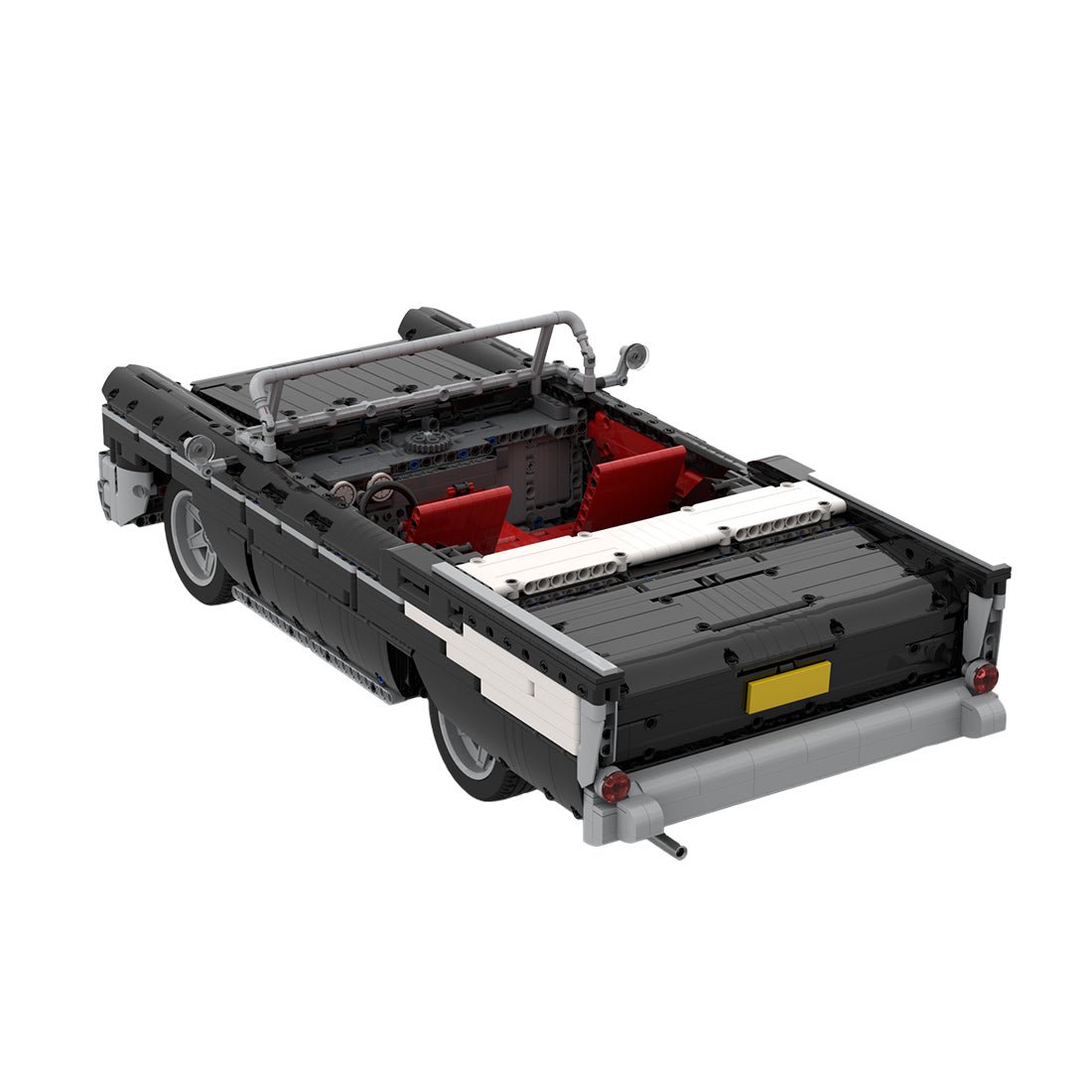 Vintage Convertible Sports Car Klemmbausteine - LesDiy - Klemmbausteine