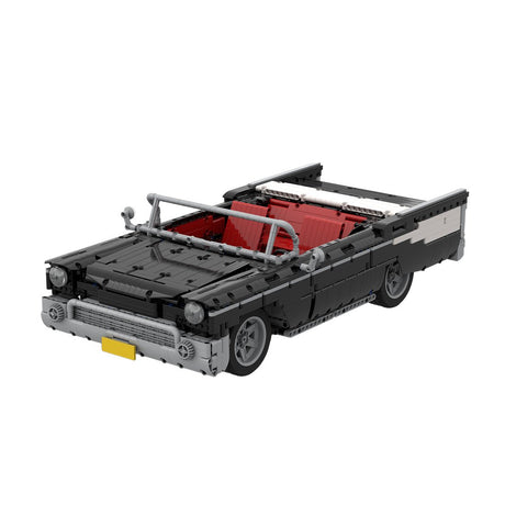 Vintage Convertible Sports Car Klemmbausteine - LesDiy - Klemmbausteine