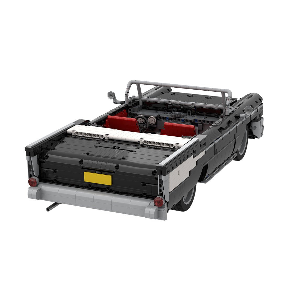 Vintage Convertible Sports Car Klemmbausteine - LesDiy - Klemmbausteine