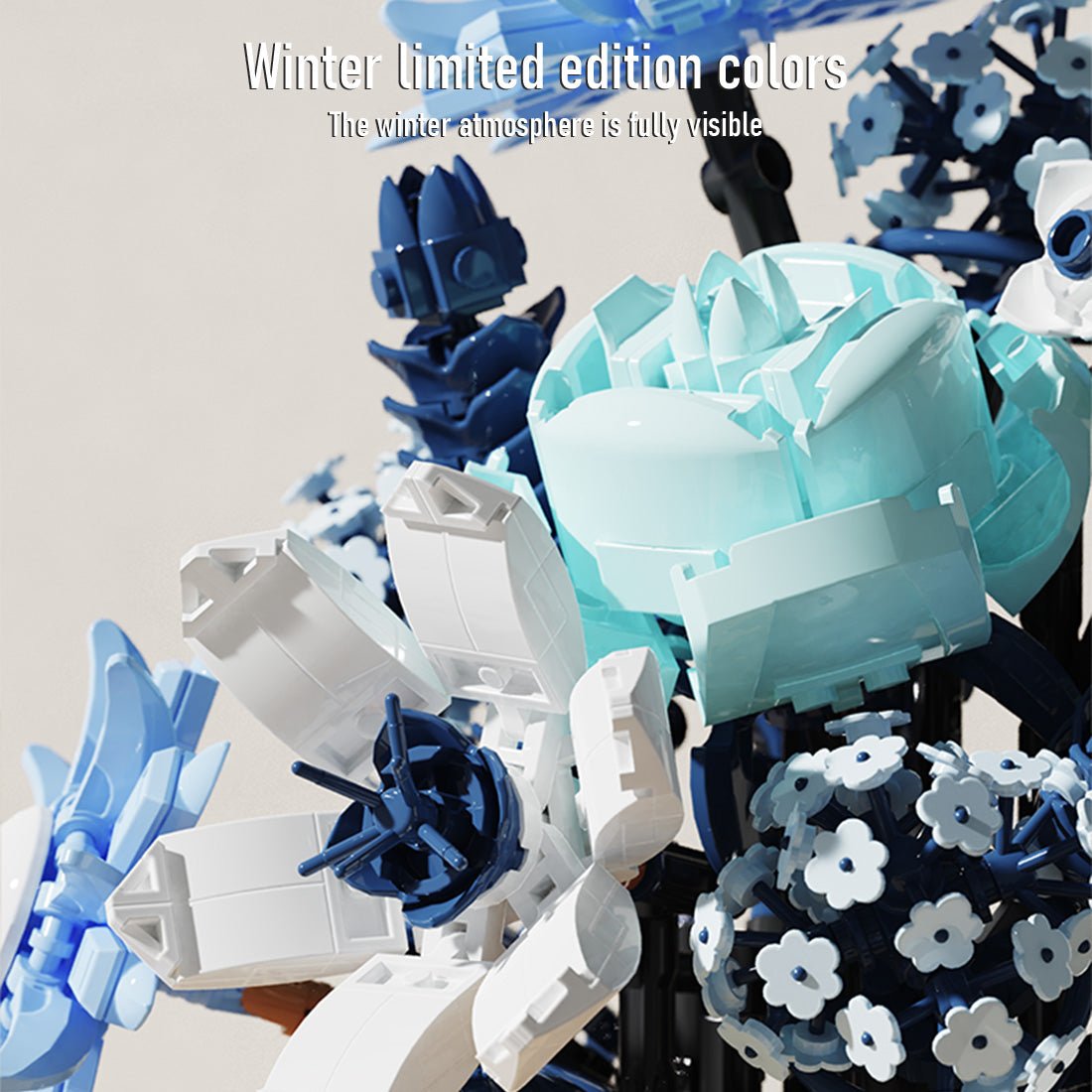 Winter Eisblumen Klemmbausteine - LesDiy - Klemmbausteine