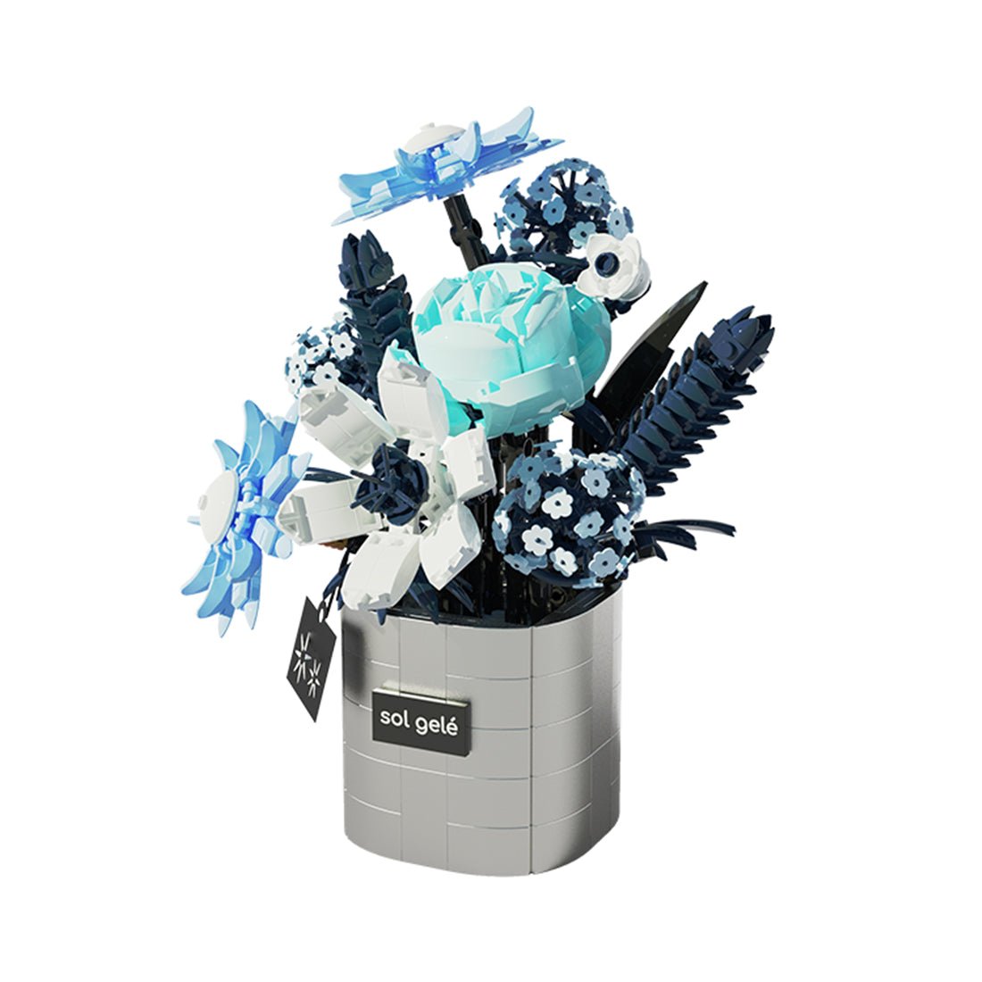 Winter Eisblumen Klemmbausteine - LesDiy - Klemmbausteine