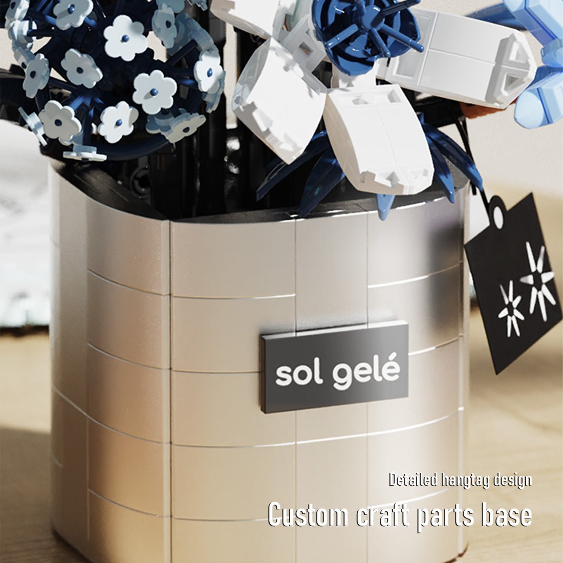 Winter Eisblumen Klemmbausteine - LesDiy - Klemmbausteine