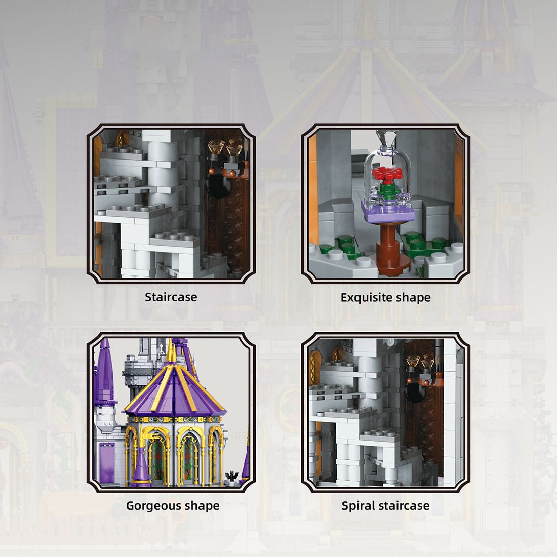 Zauberschloss Klemmbausteine - LesDiy - Klemmbausteine