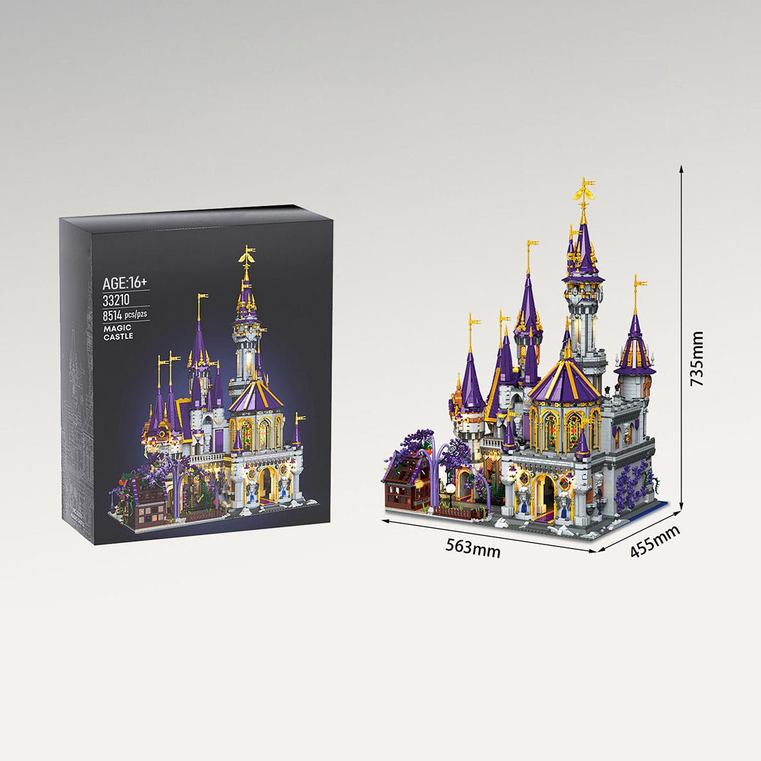 Zauberschloss Klemmbausteine - LesDiy - Klemmbausteine