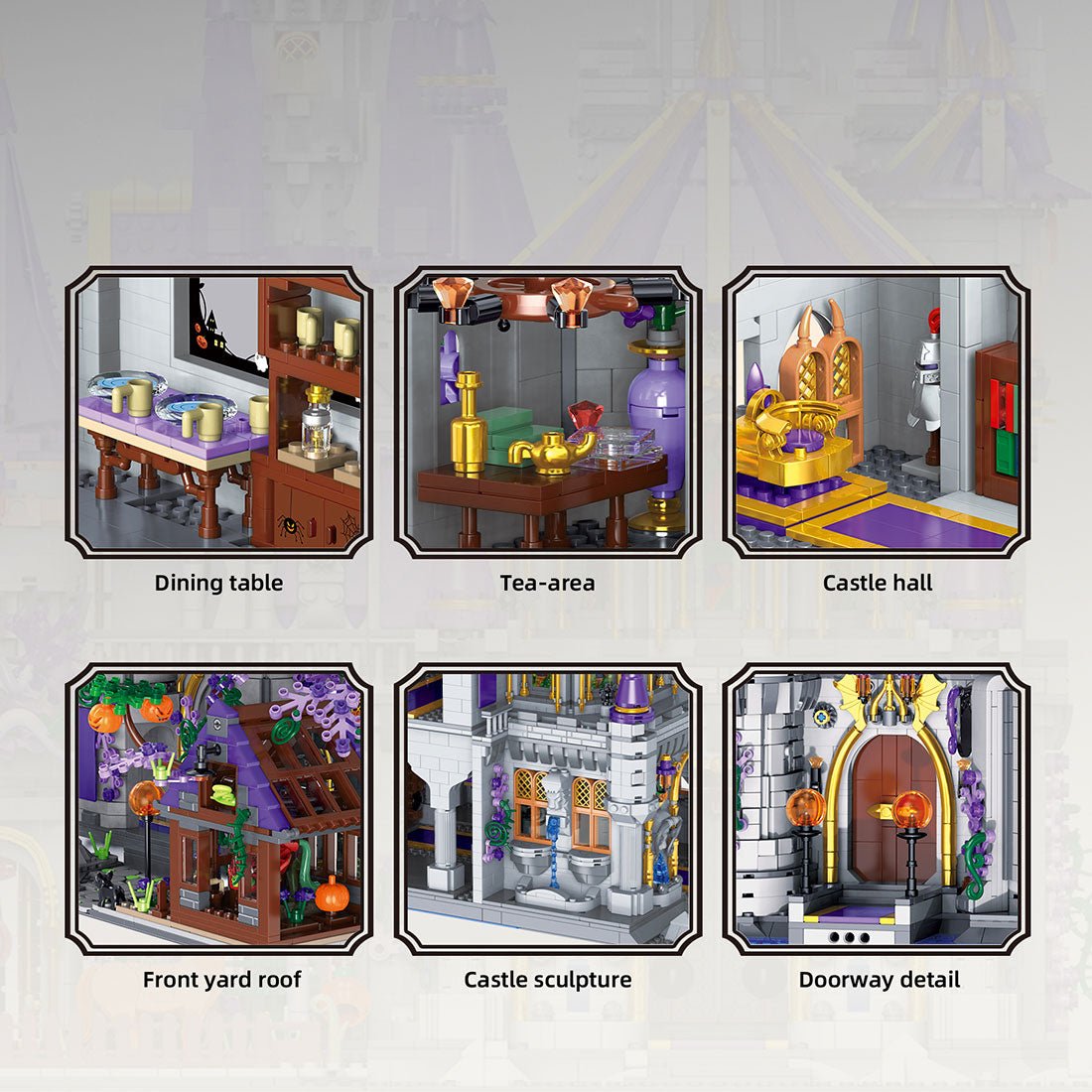 Zauberschloss Klemmbausteine - LesDiy - Klemmbausteine